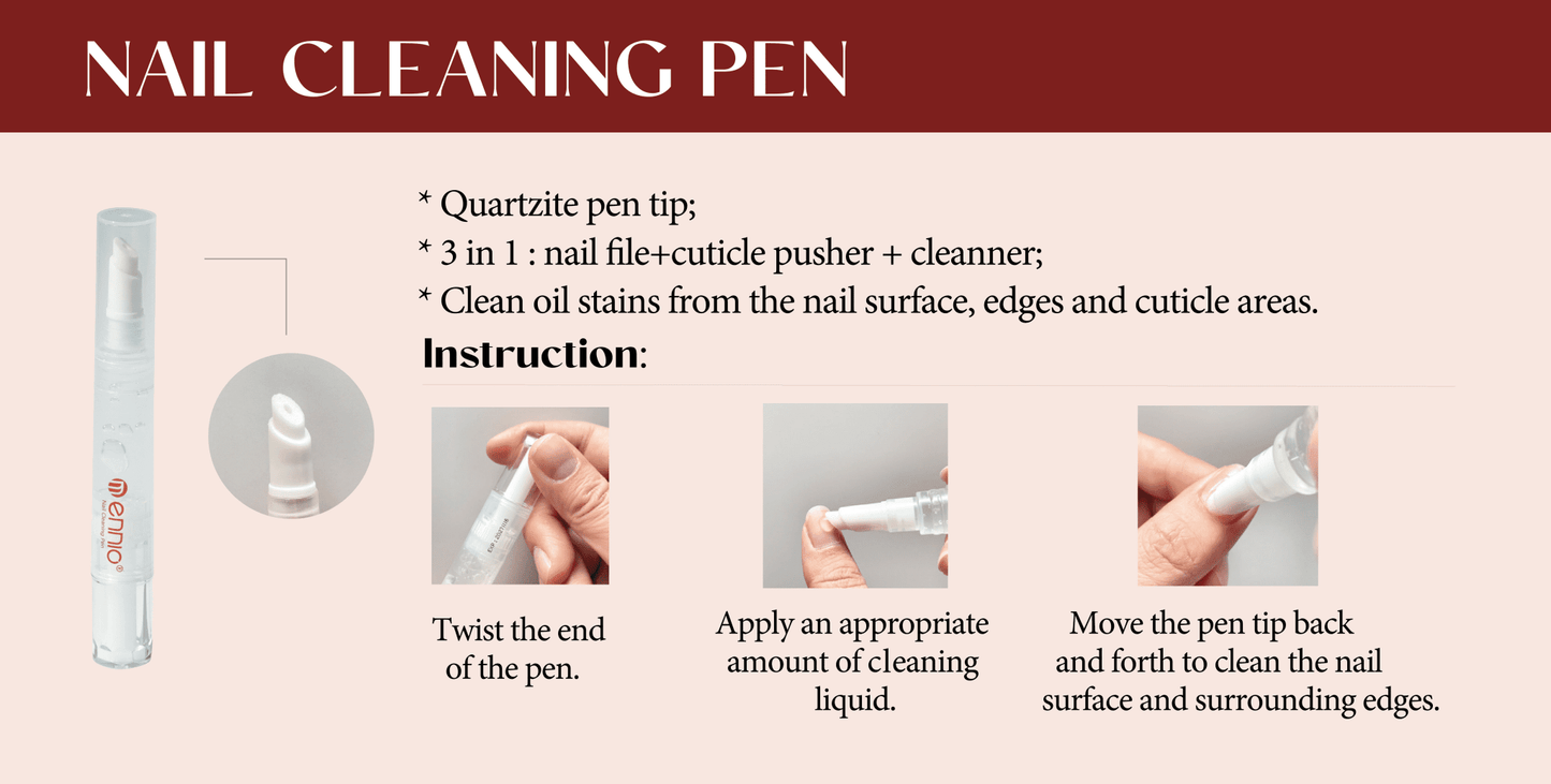 Nail Cleaning Pen with Precise Residue Removal - Ennio Nails