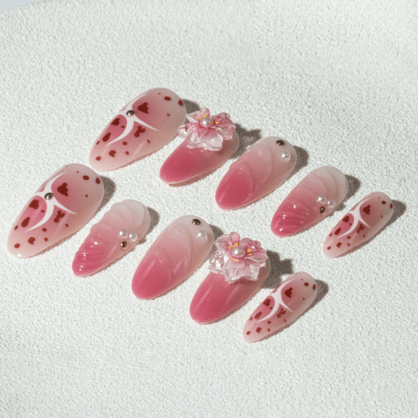 3D Press - On Nails (Embossed) - Ennio Nails