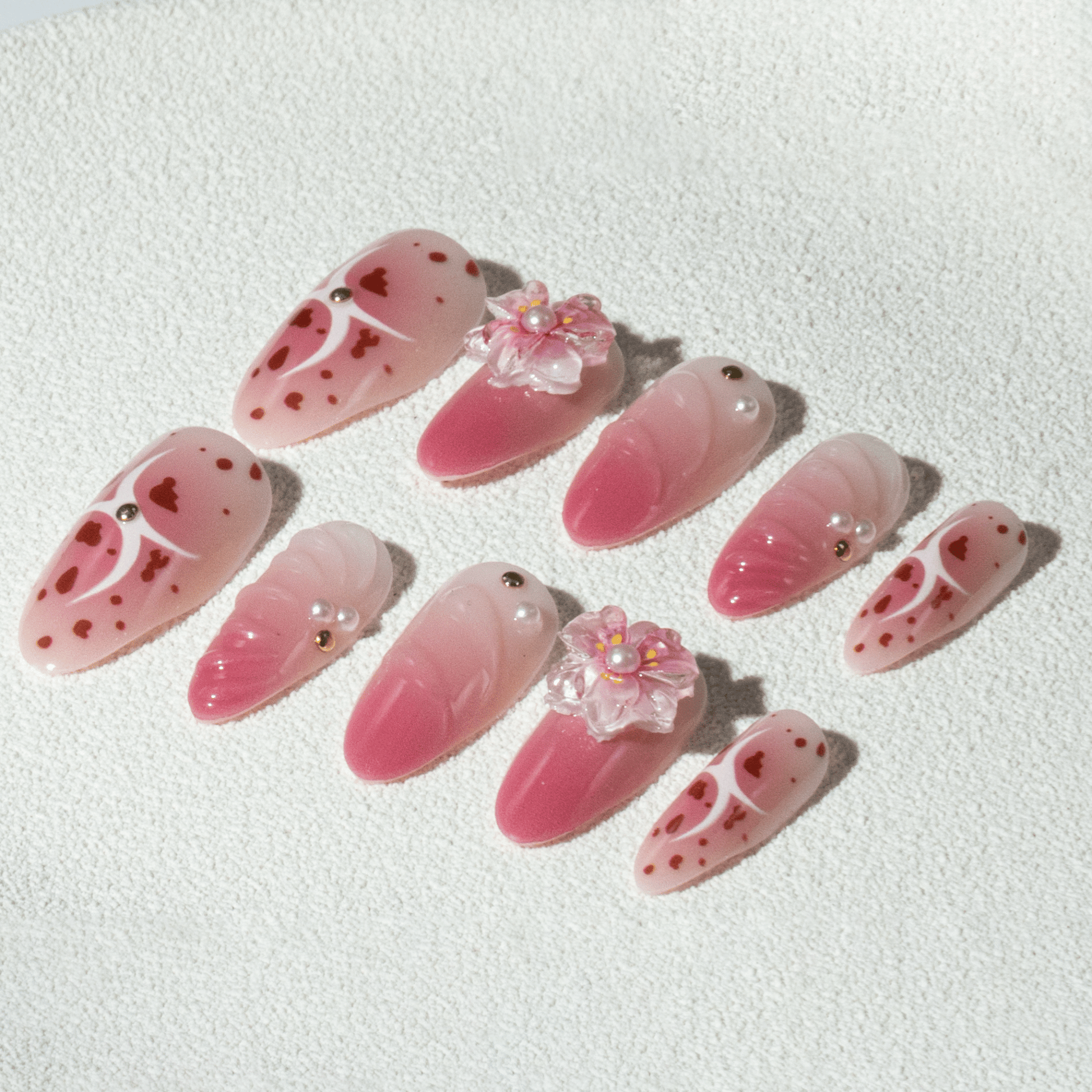 3D Press - On Nails (Embossed) - Ennio Nails