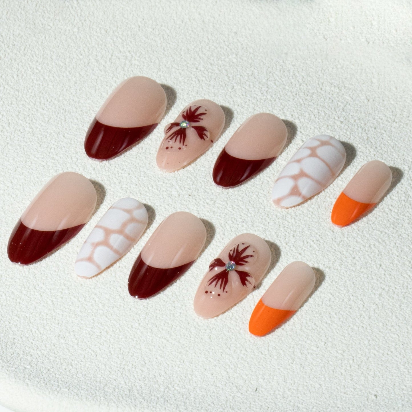 3D Press - On Nails (Embossed) - Ennio Nails