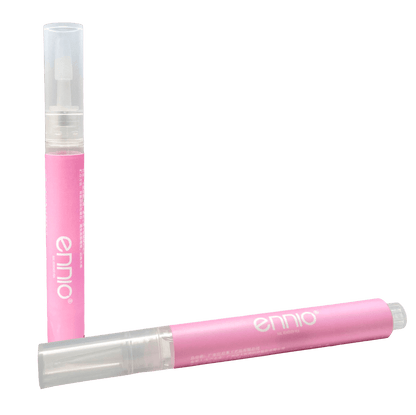 Pink gel nail polish remover pen with Ennio branding for easy precise gel polish removal and cleanup, Ennio OEM ODM white label customizable nail care tools