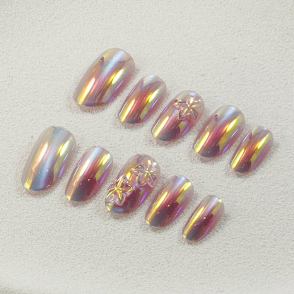 Glaze & Chrome Press - On Nails - Ennio Nails