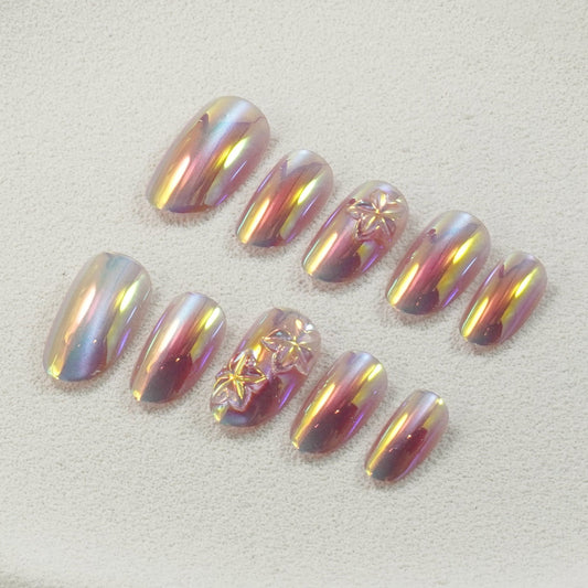 Glaze & Chrome Press - On Nails - Ennio Nails