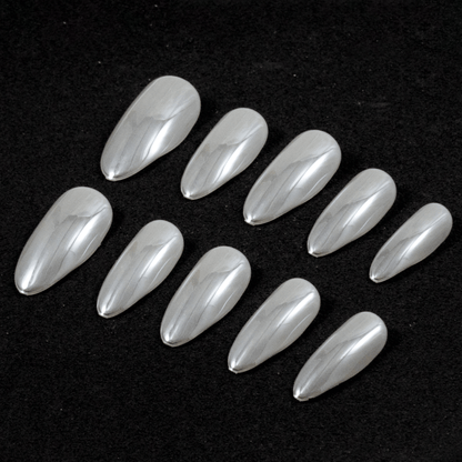 Glaze & Chrome Press - On Nails - Ennio Nails