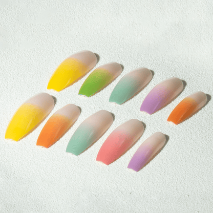 Gradient Press - On Nails with Seamless Color Transitions - Ennio Nails