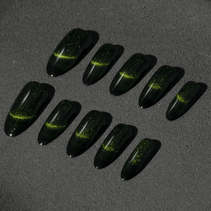 Magnetic Cat Eye Press - On Nails - Ennio Nails