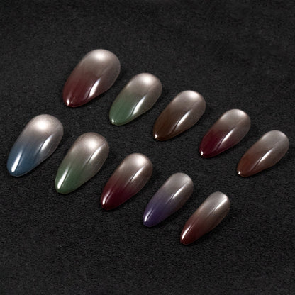 Magnetic Cat Eye Press - On Nails - Ennio Nails