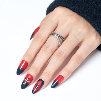 Magnetic Cat Eye Press - On Nails with Light - Reflective Finish - Ennio Nails