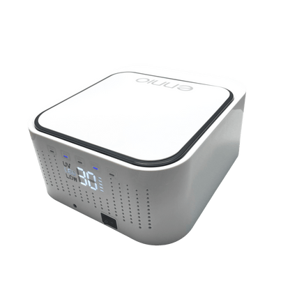 Ennio S90 professional UV LED nail lamp dryer with digital display and timer for gel polish curing, white press-on nail equipment perfect for OEM ODM white label nail products and manicure salons