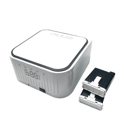 Ennio S90 professional UV LED nail lamp dryer with accessories and digital display for gel polish curing, white press-on nail equipment perfect for OEM ODM white label nail products and professional manicure salons