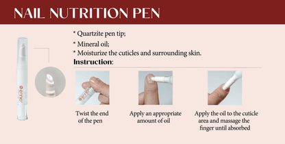 Nail Nutrition Pen with Targeted Care Application - Ennio Nails