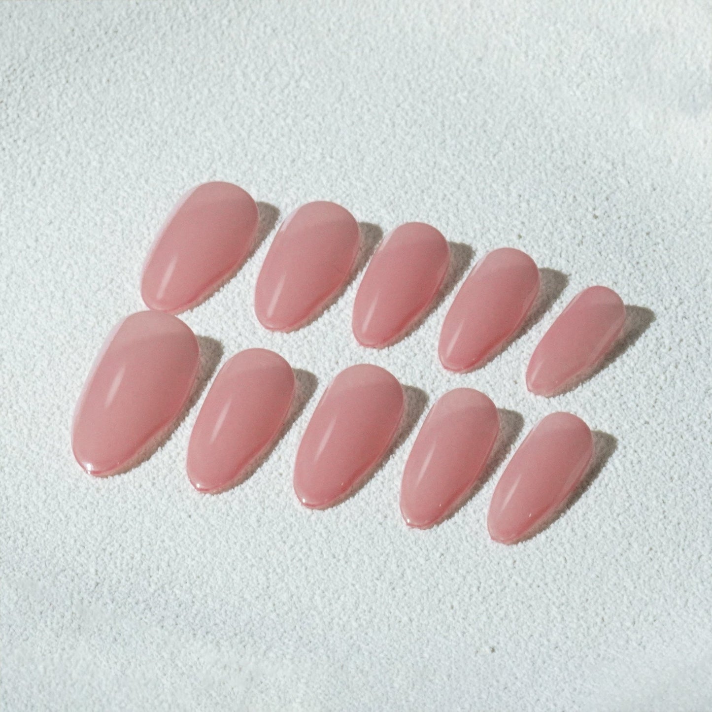 Solid Color Press - On Nails (White, Red, Nude, Pastel & Custom Shades) - Ennio Nails
