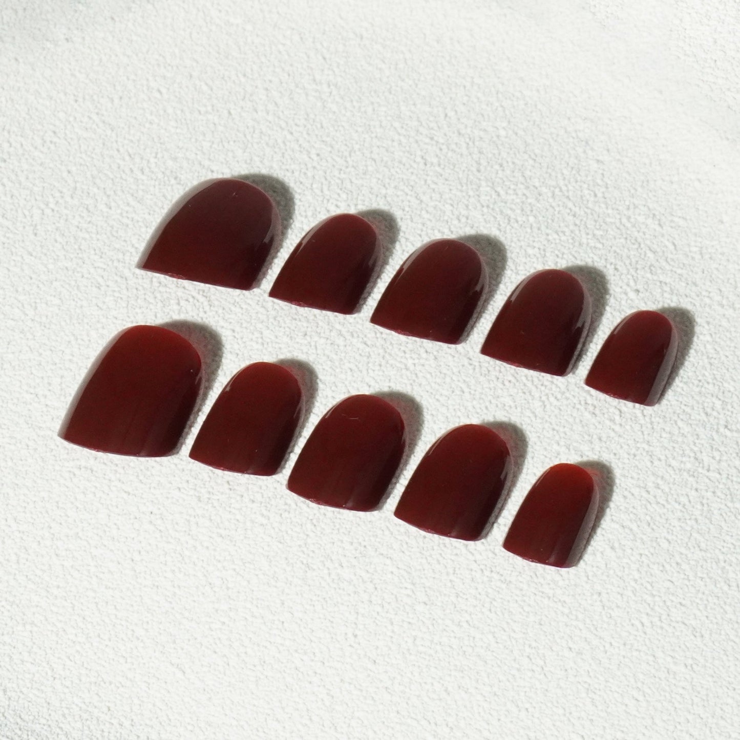 Solid Color Press - On Nails (White, Red, Nude, Pastel & Custom Shades) - Ennio Nails