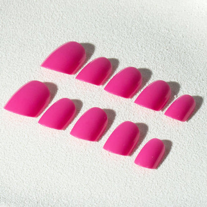 Solid Color Press - On Nails (White, Red, Nude, Pastel & Custom Shades) - Ennio Nails