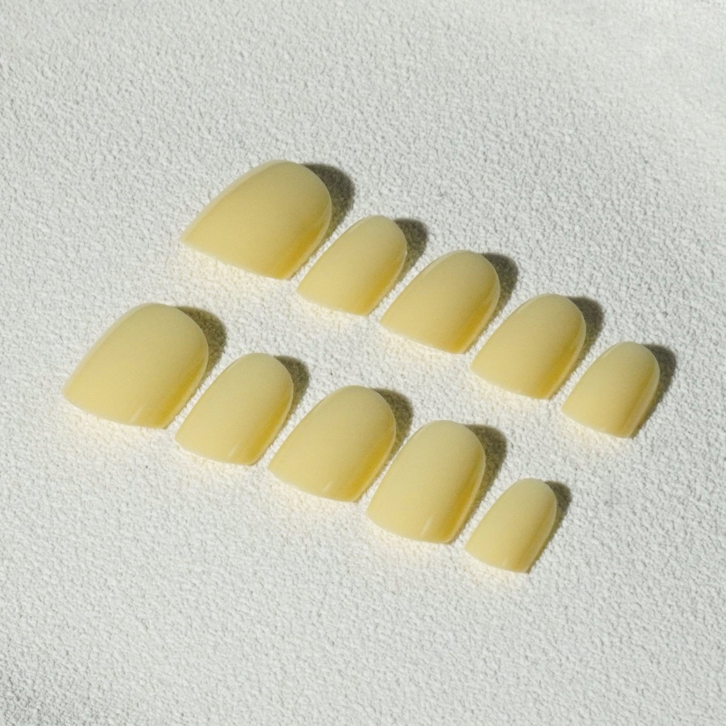 Solid Color Press - On Nails (White, Red, Nude, Pastel & Custom Shades) - Ennio Nails