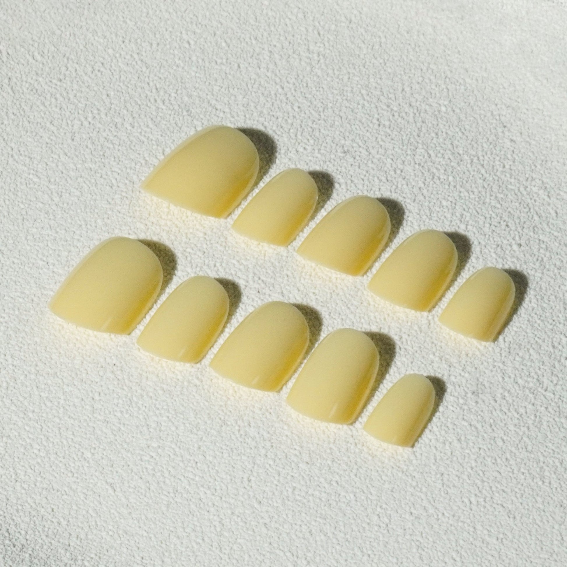 Solid Color Press - On Nails (White, Red, Nude, Pastel & Custom Shades) - Ennio Nails