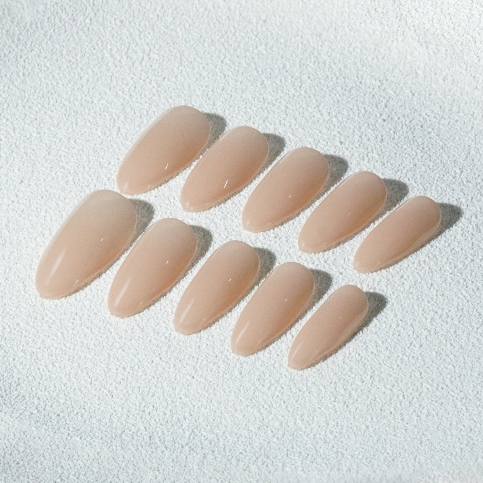 Solid Color Press - On Nails (White, Red, Nude, Pastel & Custom Shades) - Ennio Nails